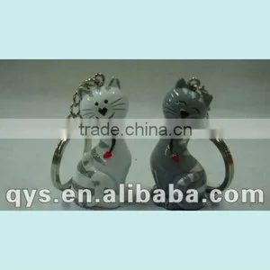 Cat Couple Keyring Love Keyring thumbnail-1