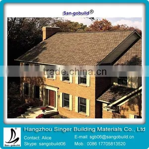 2015 New Design 5-tab Asphalt Shingle ,Fish-scale Asphalt Shingle,Bitumen Asphalt Shingle thumbnail-4