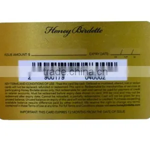 Golden Printing PVC Barcode Card for Business thumbnail-1