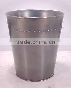 Galvanized Metal Waste Bin,Metal Waste Bins,Large Waste Bins,Garbage DustBins,Garbage Buckets,Iron Waste Bins,Outer Waste Bins, thumbnail-1