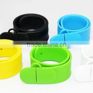 Wristband USB Flash Disk/bracelet Silicone 1gb,2gb,4gb,8gb,16gb,32gb Usb Stick,wholesale Usb Flash Drives thumbnail-1