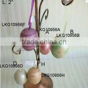 2014 Hot Sale Artificial Polyster 2" Egg Ornament For Christmas And Home Decoration thumbnail-1