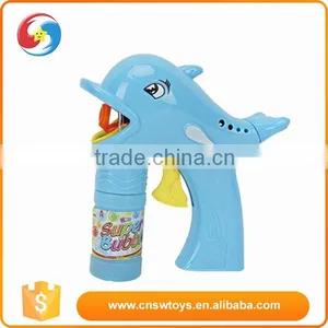 Wholesale Good Quality Cute Plastic Blue Dolphin Bubble Gun thumbnail-1