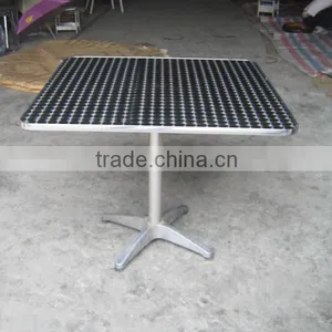 Colorful Plastic Leisure Coffee Shop Chair and Aluminum Square Table Set YC081 YT2 thumbnail-6