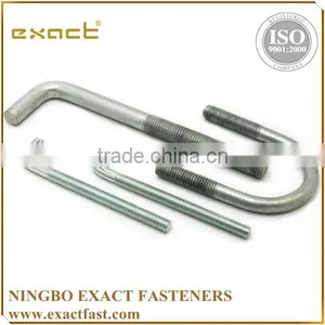 FACTORY SUPPLY HIGH QUALITY ZINC/HDG ASSEMBLED WITH WASHER AND NUT ANCHOR BOLT/ L BOLT HOOK BOLT thumbnail-3