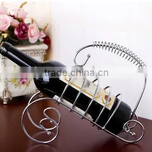 Globe Wine Bar Bottle Shelf Stainless Steel Wine Cork Holder thumbnail-1