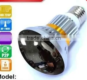 Mirror Face Hidden Bulb Wifi Security DVR IP Camera Factory Price thumbnail-6