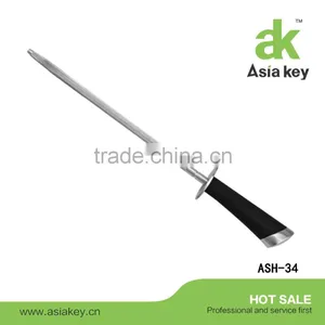 Hanging Storage 9 Inches PP Material Handle Black Color Sharpening Steel For Kitchen Knife thumbnail-6
