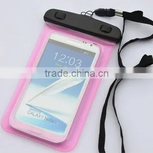 2014 Summer 100% Waterproof PVC Pouch Cases With Neck-strap for 5.5 Inches Big Smartphone Samsung Note 2 Note3 S3 S4 thumbnail-3