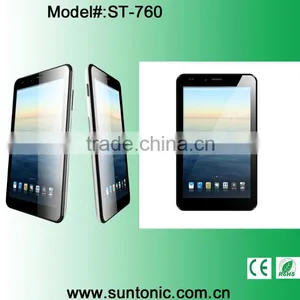 New 7 Inch Dual Core Tablet PC With IPS Screen 1GB DDRIII 8GB MTK6577 +3G+GPS thumbnail-1