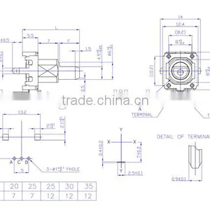 HW-12EH7H24B Rotary Encoder With Flat Shaft Electric 12&24 Detents Rotary Encoder thumbnail-2
