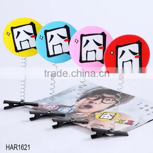 2016 Newest Factory Price Lovely Hair Pin Hair Clip Chinese Flag Hair Accessories thumbnail-4