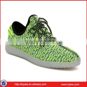 Hot Sale New Design Flyknit Led Shoes With 7 Led Color thumbnail-2