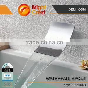 Polished Brushed Nickel Shower Bathroom Faucet thumbnail-3