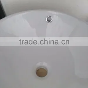 Ceramic Bathroom Art Basin Round Shape Single Hole White Clear Hot Sale wc Art Basin YB001 thumbnail-6