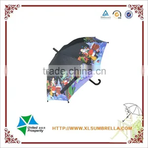 16'' Christmas Santa Claus Umbrella for Christmas Gift thumbnail-2