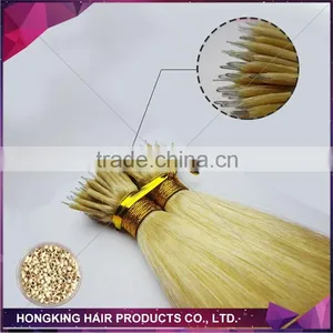 Russian Hair Double Drawn Virgin Hair Nano Ring Hair Extensions thumbnail-1