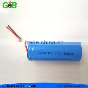 26650 Li-ion Battery for Flashlight and Torch 3.7v Lithium 26650 Battery thumbnail-4