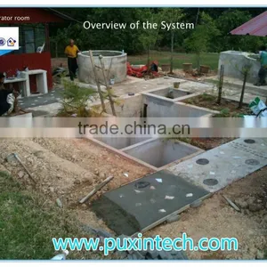 China Puxin Household Hydraulic Pressure Biogas Anaerobic Digester thumbnail-6