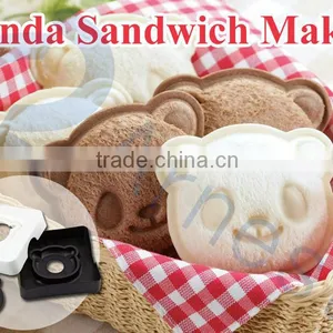 Kichen Tools Cookware Bear Molds Cookies Cooking Cute Bread Cutter Toaster Stamp Bento Lunch Equipment Panda Sandwich Maker thumbnail-1