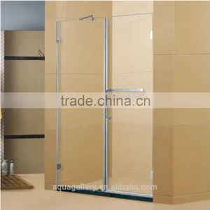 Tempered Glass Frameless Bathroom Shower Screen Door thumbnail-1