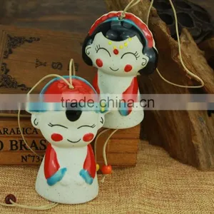 Carton Doll Ceramic Wind Bell thumbnail-3