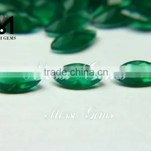 3x6mm Marquise Cut Natural Green Precious Agate Gemstone thumbnail-2