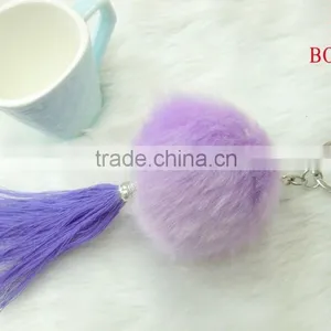 Good Selling Tassels Plush Key Holder thumbnail-2