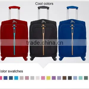1680D Black Fine Design Inside Trolley Travel Luggage Bag Set thumbnail-3