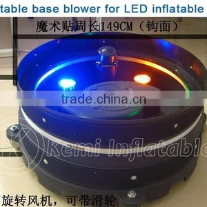 3m LED Lighting Inflatable Pillar With Custom Digital Printing With Rotatable Base Blower LED Inflatable Tube With Rotate Blower thumbnail-4