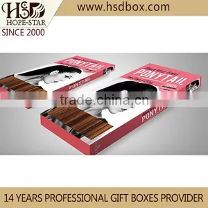2016 Hair Extension Box,Custom Hair Packaging,Packaging Box for Hair Extension thumbnail-4