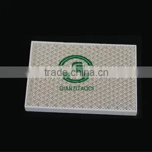 Cordierite Porous Honeycomb Gas Catalytic Infrared Ceramic Plates for Grill and Burner, Customs Radiant Ceramic Plagues 130x88 thumbnail-1