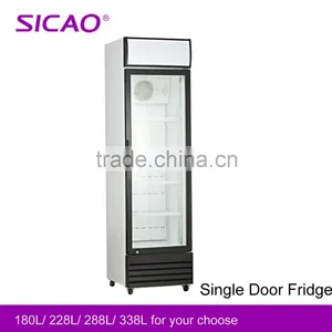 600L Compressor Double Hinged Door Refrigeration Showcase thumbnail-6