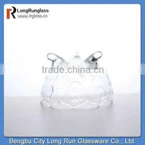 LongRun Personalized Rose Bud Design Tripod Glass Candy Dish thumbnail-4