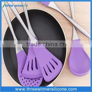 FDA Eco-friendly Utensil Silicone Spatula Set Cookware thumbnail-3