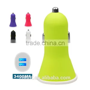 New Car Adapters Output 2.4a and 1a for Iphone 6 thumbnail-1