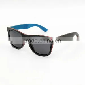 Thin 4 Layers Skateboard Wood Sunglasses Customized Color Option thumbnail-1