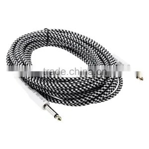 26ft / 8m 6.35mm Mono Male to 6.35mm Mono Male Cable Wire Cord for Guitar Bass Instrument thumbnail-1