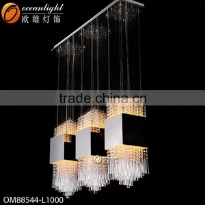 Lamparas Modernas Led Modern Led Lighting Modern Led Crystal Chandelier OM88544W thumbnail-1
