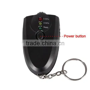New Black LED Digital Alcohol Breathalyzer Tester With Flashlight thumbnail-5