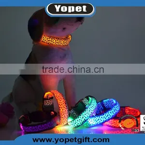 High Quality Wholesale Customized USB Rechargeable Flashing Led Dog Collars thumbnail-1