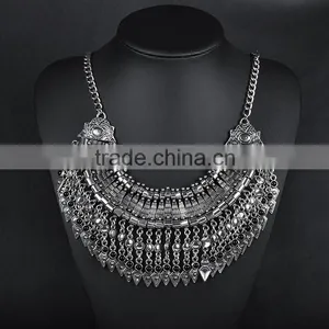 Anti Gold Silver Plated Vintage Necklace Boho Jewellery thumbnail-2