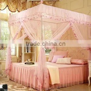 Rectangular Mosquito Net Bed Canopy 100% Polyester China Textile Factory thumbnail-4