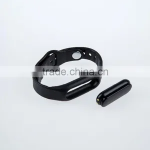 2016 Super Popular USB Charging Smart Bracelet IP67 Waterproofing With 0.69" OLED LCD AND TPU Strap thumbnail-5