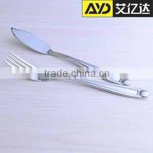 Stainless Steel Silver Cutlery Wholesale With Gold Plated Flatware Factory thumbnail-4