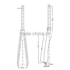 Carbon Road Fork 700c,carbon Road Bicycle Front Fork thumbnail-2