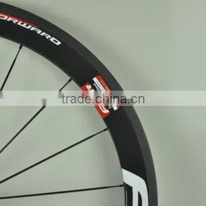 2015 New Arrival Ffwd 700C Clincher Carbon Fiber Wheelset Chinese Bike Wheels High-profile Carbon Wheels thumbnail-3
