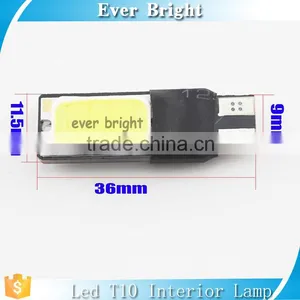 T10/194 240 Lumens W5w White Led Lamp 12V PCB COB 24SMD T10 Led Light for Auto thumbnail-2