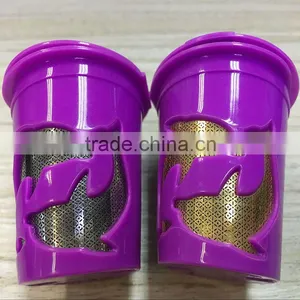 Customized Color Keuring k Cup/ K-carafe With Etching Gold Mesh Hot Selling thumbnail-4