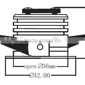Hot Sale 1.5w Recessed Led Cabinet Lighting 8202A thumbnail-5